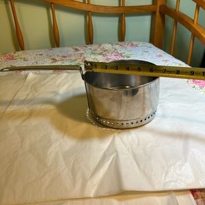 Revere  Ware 7 Inch Stainless Steel Deep Frying Basket Pre 1968 Rare Vintage